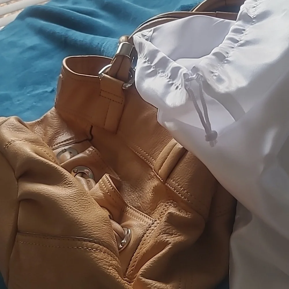 B Makowsky Pebbled Leather Hobo Shoulder Bag